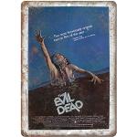 Plaque en métal rétro avec film d'horreur Ellis The Evil Dead pour magasin, bar, décoration de maison, garage