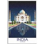 Décors muraux en métal à motif Taj Mahal 