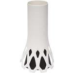 Vases blanc d'ivoire de 30 cm 