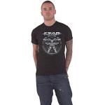 FEAR FACTORY T Shirt Aggression Continuum Band Logo Nouveau Officiel Homme Noir Size XL