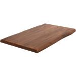 Tables DeLife Live-Edge marron en bois massif en promo 