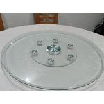 Plats de service gris en aluminium diamètre 100 cm 