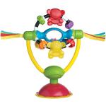 Playgro Hochet Pivotant avec Pied Ventouse, Pour Tables et Chaises Hautes, Sans BPA, Dès 6 Mois, High Chair Spinning Toy, Jaune/Rouge, 40121