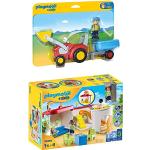 Tracteurs Playmobil à motif tracteurs de la ferme sans phtalates en promo 