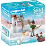 Playmobil Plaisir de la neige avec des cisailles M. Carotte, Playmobil