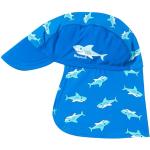 Playshoes - Bonnet Garçon Sun Protection Swim Cap Sunhat Shark - Bleu (Original) - Medium
