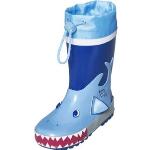 Bottes de pluie Playshoes bleues en caoutchouc à motif requins Pointure 24 look casual pour enfant 