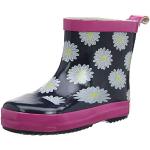 Bottes de pluie Playshoes en caoutchouc à motif fleurs imperméables Pointure 26 look casual pour enfant 