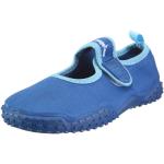 Chaussons de piscine Playshoes bleus Pointure 23 look fashion pour enfant en promo 