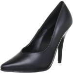 Escarpins Pleaser noirs en cuir synthétique en cuir Pointure 44 avec un talon de plus de 9cm look fashion pour femme 