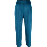 Pantalons droits Issey Miyake Pleats Please bleus Taille XL pour femme en promo 