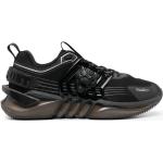 Baskets Plein Sport noires en caoutchouc à motif tigres imprimées à bouts ronds à lacets Pointure 41 look casual pour femme en promo 