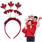 Bandeaux rouges à rayures à paillettes romantiques pour fille de la boutique en ligne Amazon.fr 