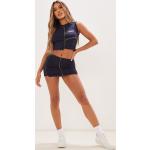 Minijupes bleu marine minis Taille XS look fashion pour femme 