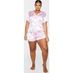 Pyjamas roses à motif licornes Taille XL pour femme 
