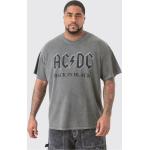 T-shirts boohooMAN gris AC/DC Taille 4 XL pour homme 
