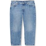 Jeans droits Levi's 501 en toile Taille M plus size look fashion pour femme en promo 