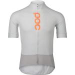 Maillots de cyclisme POC blancs en jersey respirants Taille XL pour homme 