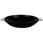 Poêles à frire Cristel noires en aluminium made in France compatibles lave-vaisselle diamètre 32 cm 