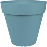 Pots de fleur en plastique Emsa bleus en plastique de 25 cm diamètre 25 cm modernes 