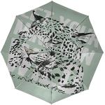 Parapluies tempête à effet léopard à motif panthères look fashion pour homme 