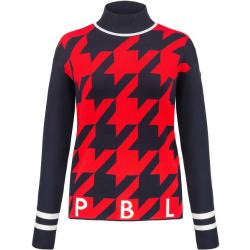 POIVRE BLANC Knit Pullover - Femme - Noir / Rouge - taille XS- modèle 2024