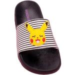 Tongs  noires Pokemon Pikachu anti glisse à élastiques Pointure 44,5 look fashion pour femme 