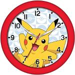 Horloges murales rouges Pokemon Pikachu 