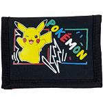Portefeuilles  noirs Pokemon Pikachu pour enfant 