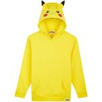 Sweats à capuche jaunes en coton enfant Pokemon Pokeball Taille 14 ans 