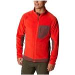 Vestes zippées Columbia Titan Pass rouges en polaire Taille L pour homme en promo 