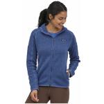 Vestes zippées Patagonia Better Sweater bleues en polaire bluesign coupe-vents éco-responsable à capuche Taille M pour femme en promo 