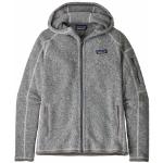 Vestes zippées Patagonia Better Sweater grises en polaire bluesign coupe-vents éco-responsable à capuche Taille L pour femme en promo 