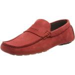Chaussures oxford Pollini rouge coquelicot en caoutchouc à motif fleurs à élastiques Pointure 44 look casual pour homme 