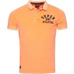 Polos Superdry orange Taille M look fashion pour homme 