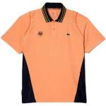 Polo de tennis pour hommes Lacoste Sport Roland Garros Edition Ultra-Dry Two Tone Polo Shirt - light orange/navy blue orange M male