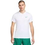 Polos de tennis Nike Dri-FIT blancs Taille M pour homme 