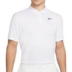Polos de tennis Nike Dri-FIT blancs Taille L pour homme 