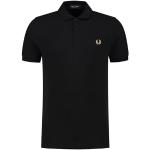 Polos Fred Perry noirs à manches courtes Taille L look fashion pour homme 