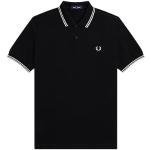 Polos de printemps Fred Perry Twin Tipped blancs Taille M look fashion pour homme 