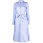 Robes de créateur Ralph Lauren Polo Ralph Lauren bleu ciel à manches longues mi-longues à manches longues Taille XS classiques pour femme en promo 