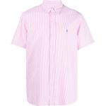 Chemises de créateur Ralph Lauren Polo Ralph Lauren roses à manches courtes à manches courtes classiques pour homme 