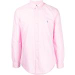 Chemises de créateur Ralph Lauren Polo Ralph Lauren rose bonbon à manches longues à manches longues pour homme 
