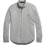 Polo Ralph Lauren chemise boutonnée à broderies - Gris