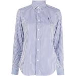 Chemises de créateur Ralph Lauren Polo Ralph Lauren bleues à rayures rayées classiques pour femme 