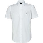 Chemises unies de créateur Ralph Lauren Polo Ralph Lauren blanches en popeline Taille XXL pour homme en promo 