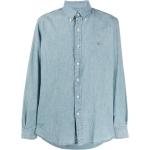 Chemises de créateur Ralph Lauren Polo Ralph Lauren bleues à manches longues à manches longues pour homme 