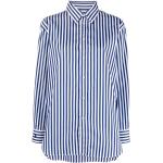 Chemises de créateur Ralph Lauren Polo Ralph Lauren bleu roi à rayures rayées à manches longues classiques pour femme 