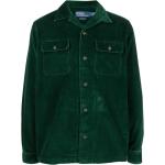 Chemises de créateur Ralph Lauren Polo Ralph Lauren vert émeraude en velours à manches longues à manches longues Taille L pour homme 
