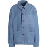 Chemises unies de créateur Ralph Lauren Polo Ralph Lauren bleu canard en coton à manches longues Taille XS classiques pour femme en promo 
